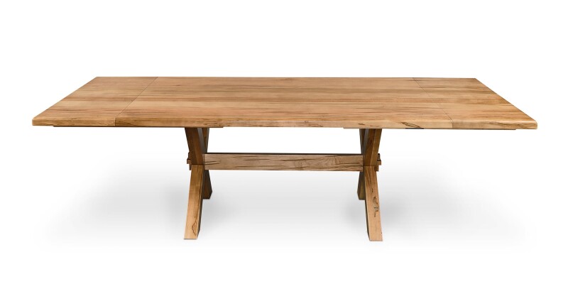 Crossbuck Dining Table with Extendable Leaves 40217242XEXFAWN