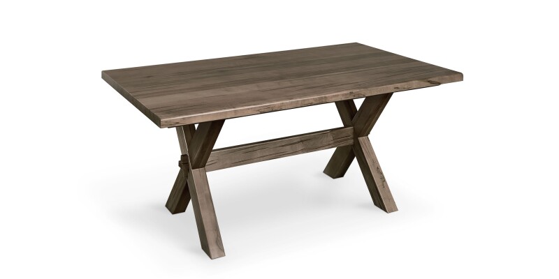 Crossbuck Dining Table with Extendable Leaves 40217242XEXGREYLAN