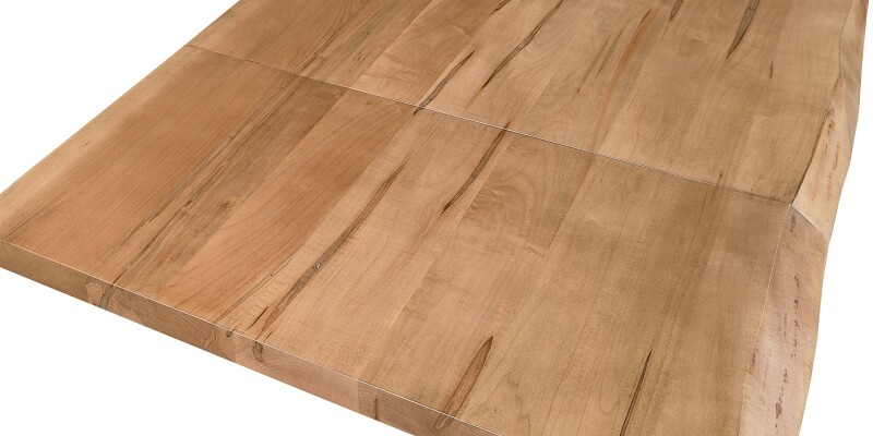 Crossbuck Live Edge Dining Table with Extendable Leaves 40217242XLEEXSANDSTONE
