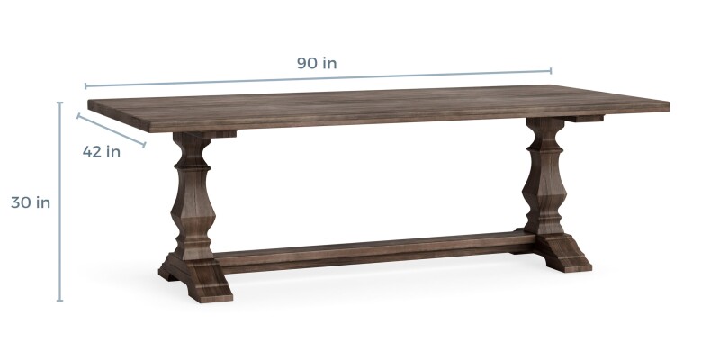 Harvest Rectangle Dining Table 40219042H