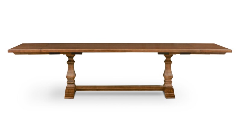 Harvest Dining Table with Extendable Leaves 40219042HEXDKCHESTNUT