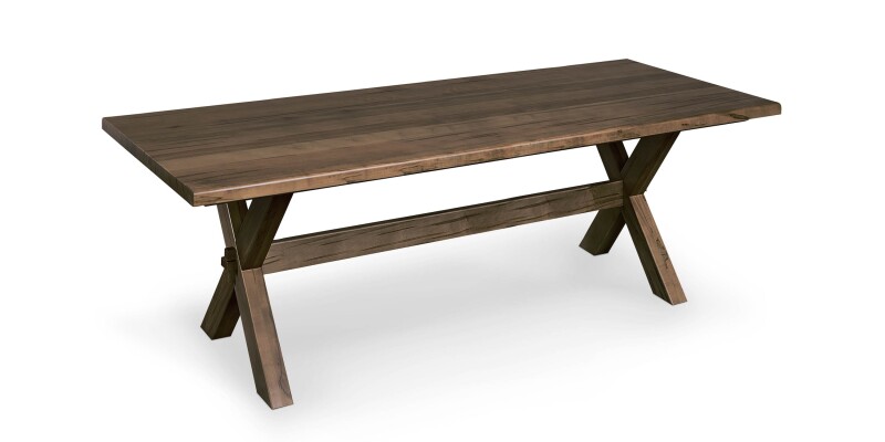 Crossbuck Dining Table with Extendable Leaves 40219042XEXPKAVENUE