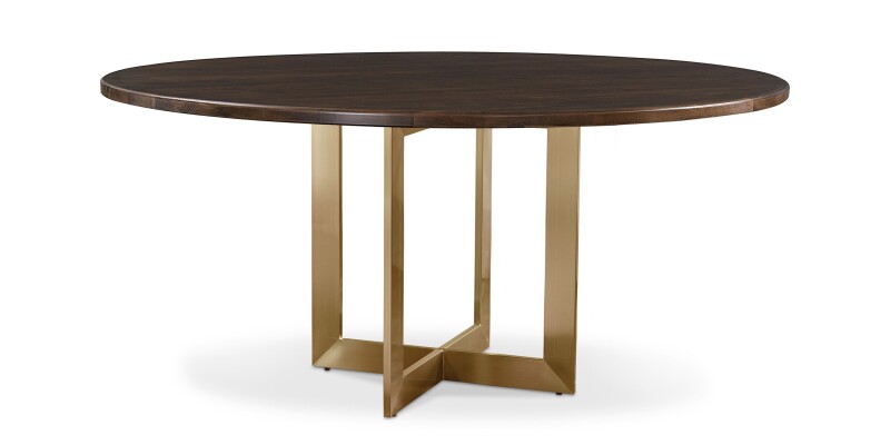 Astor Round Dining Table 4021K6026BDKCHESTNUT