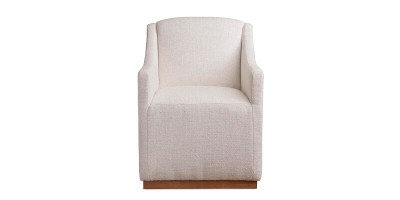 Banks Upholstered Dining Chair with Casters 4022068412