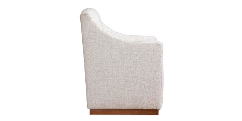 Banks Upholstered Dining Chair with Casters 4022068427