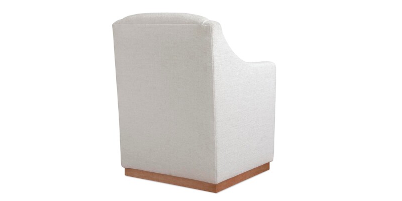 Banks Upholstered Dining Chair with Casters 4022068429