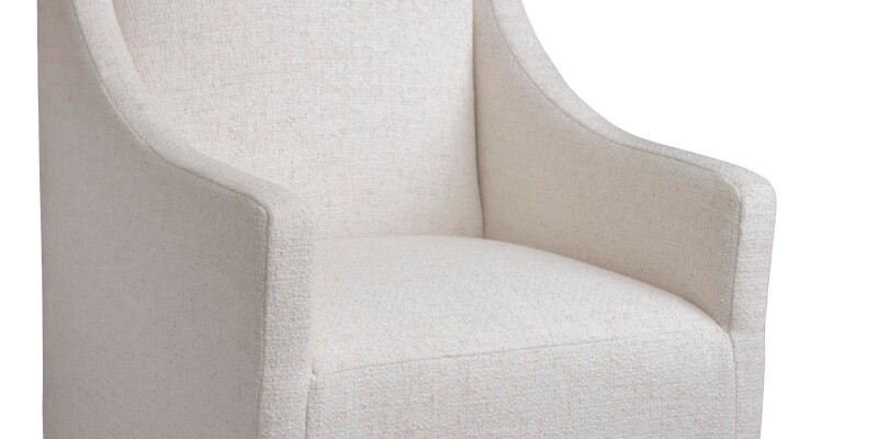 Banks Upholstered Dining Chair with Casters 4022068435