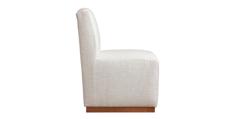 Banks Upholstered Dining Chair with Casters 4022068612