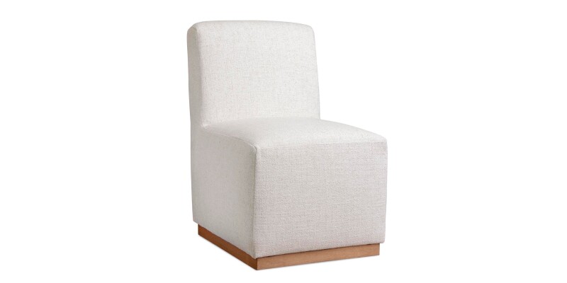 Banks Upholstered Dining Chair with Casters 4022068627