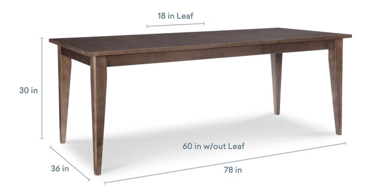 Louisa Rectangle Dining Table with Leaf 40223660LC1SANDSTONE