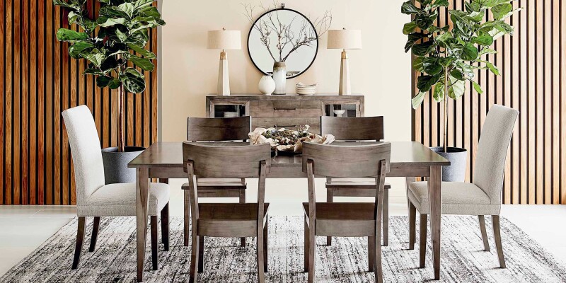 Louisa Rectangle Dining Table with Leaf 40224060LC1SGG