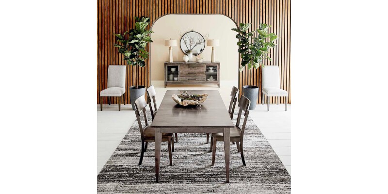Louisa Rectangle Dining Table with Leaf 40224060LC1SGG