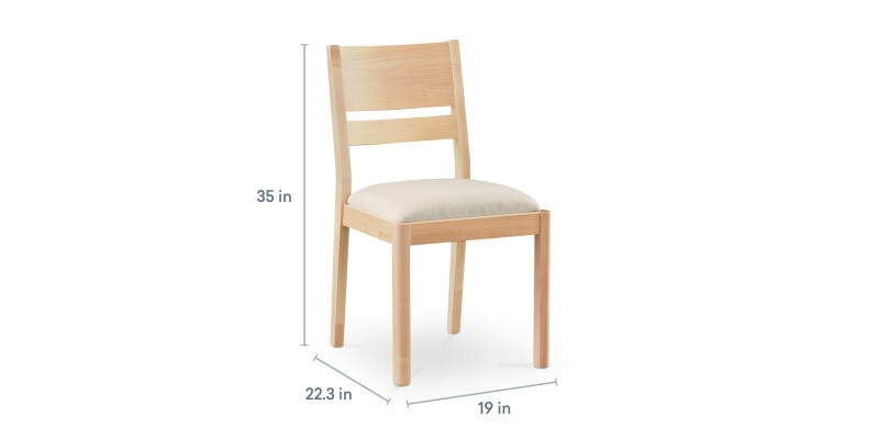 Origins Spence Dining Chair with Upholstered Seat 40252000NSP50