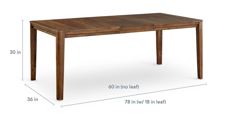 Origins Dandridge Rectangle Dining Table with Leaf 40253660C1L
