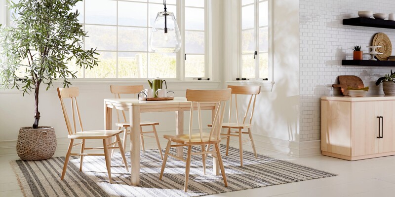 Origins Dandridge Square Dining Table with Leaf 40253838S1L