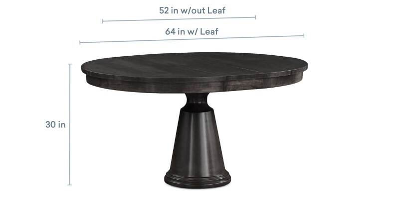 Origins Nichols Round Dining Table with Leaf 4025K5252C