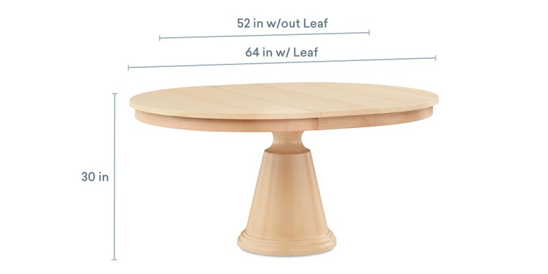 Origins Nichols Round Dining Table with Leaf 4025K5252N
