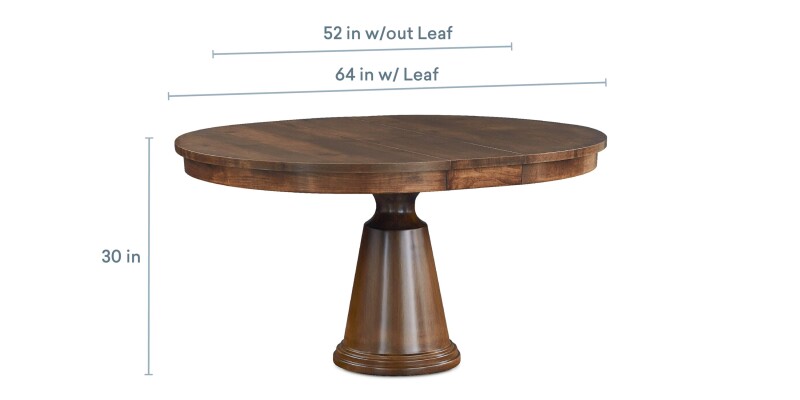 Origins Nichols Round Dining Table with Leaf 4025K5252S