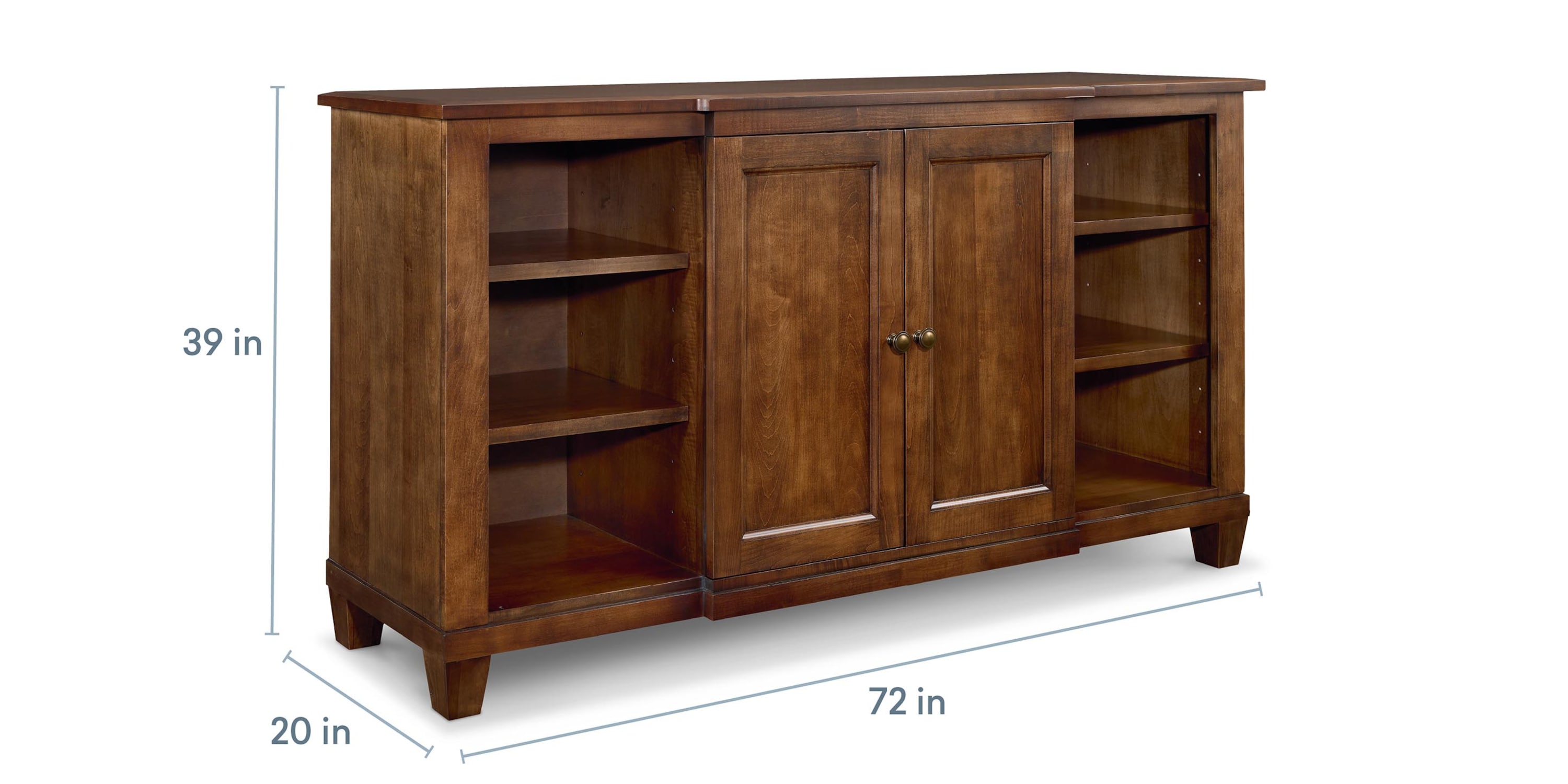 Benchmade HideAway Austin Solid Maple Sideboard 40273972