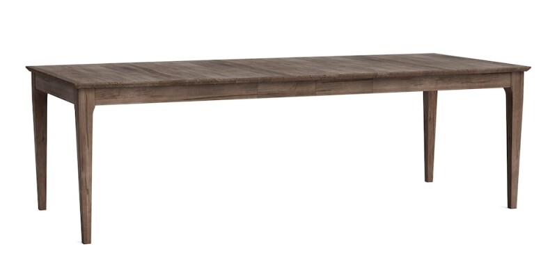 HideAway Solid Maple Boat Shaped Dining Table 40274272B
