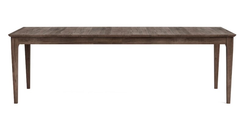 HideAway Solid Maple Boat Shaped Dining Table 40274272B