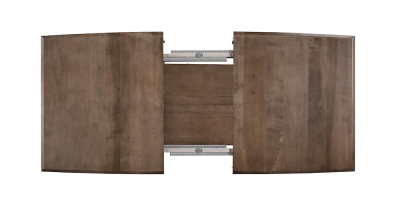 HideAway Solid Maple Boat Shaped Dining Table 40274272B