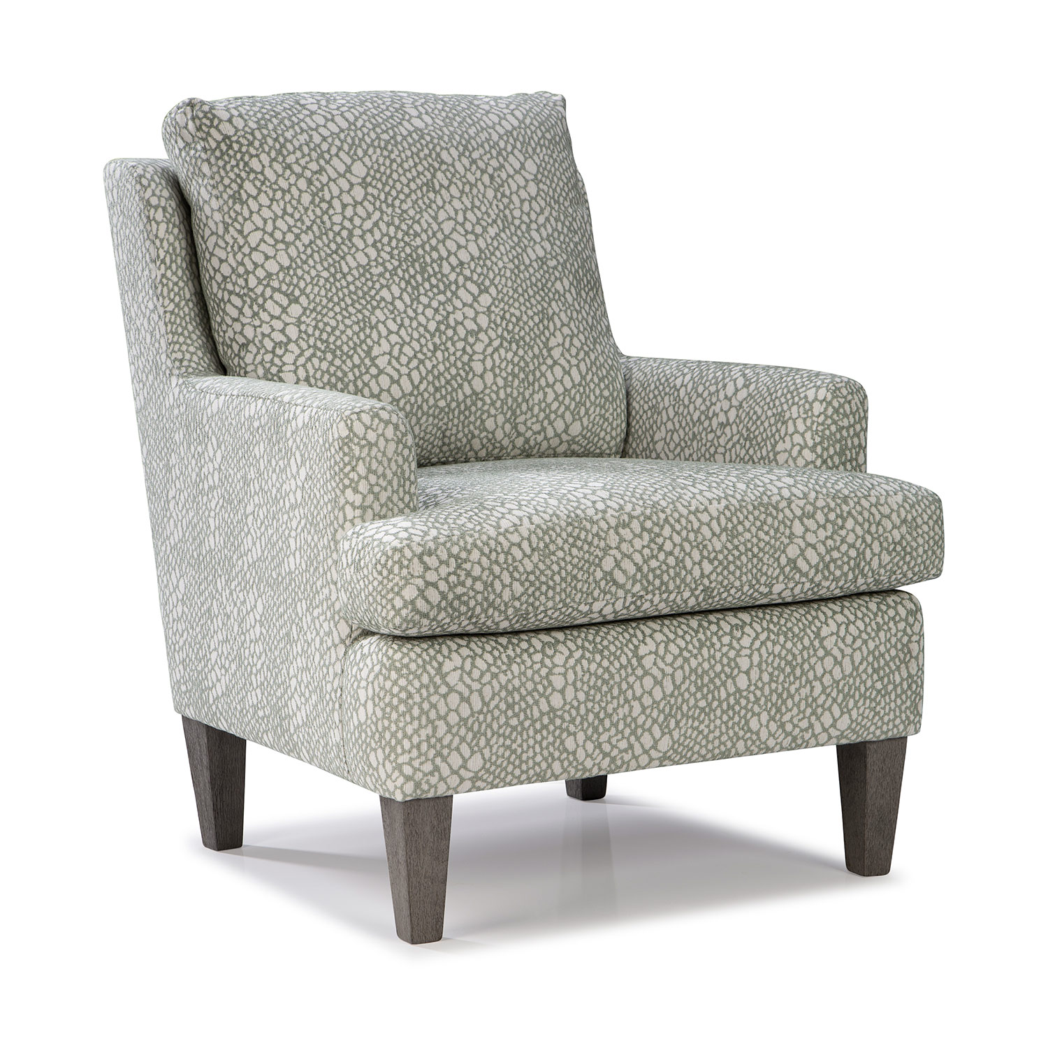 Ennis - Transitionally Styled Accent Chair - Dark Walnut - 4040DW 4040DW