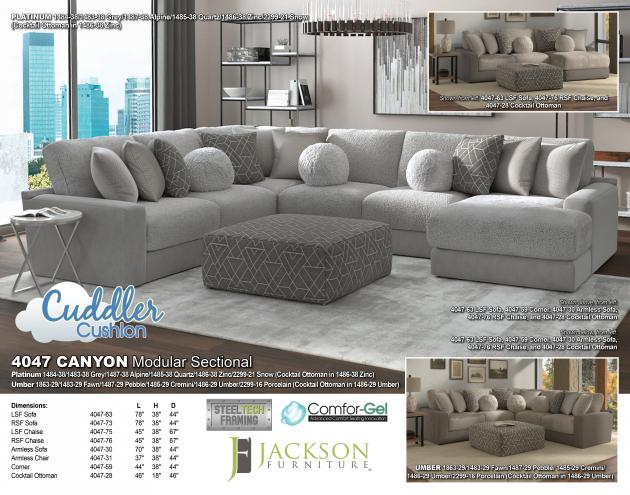 Canyon 4047 Cocktail Ottoman 404728