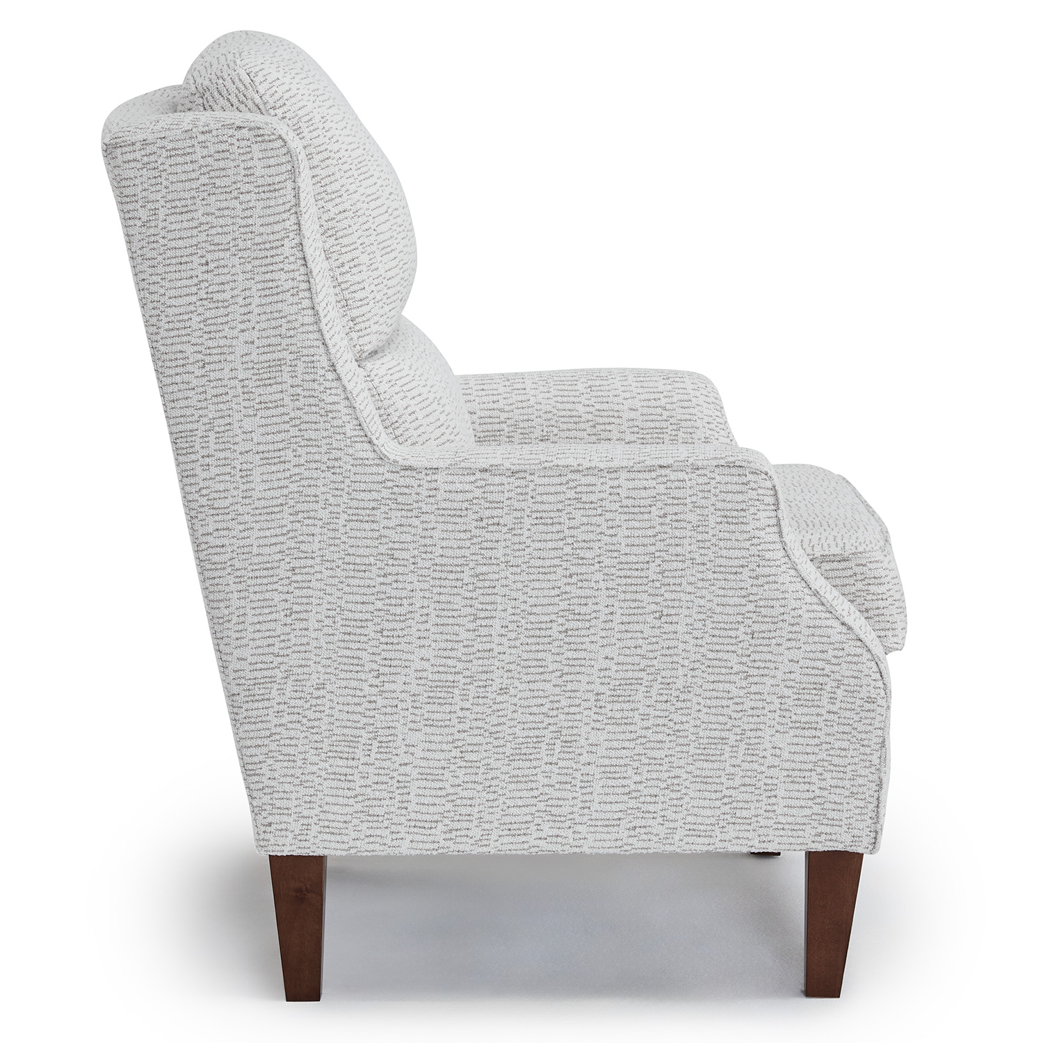 Sulton - Refined Wingback Chair, Tailored For Comfort - Dark Walnut - 4050DW 4050DW