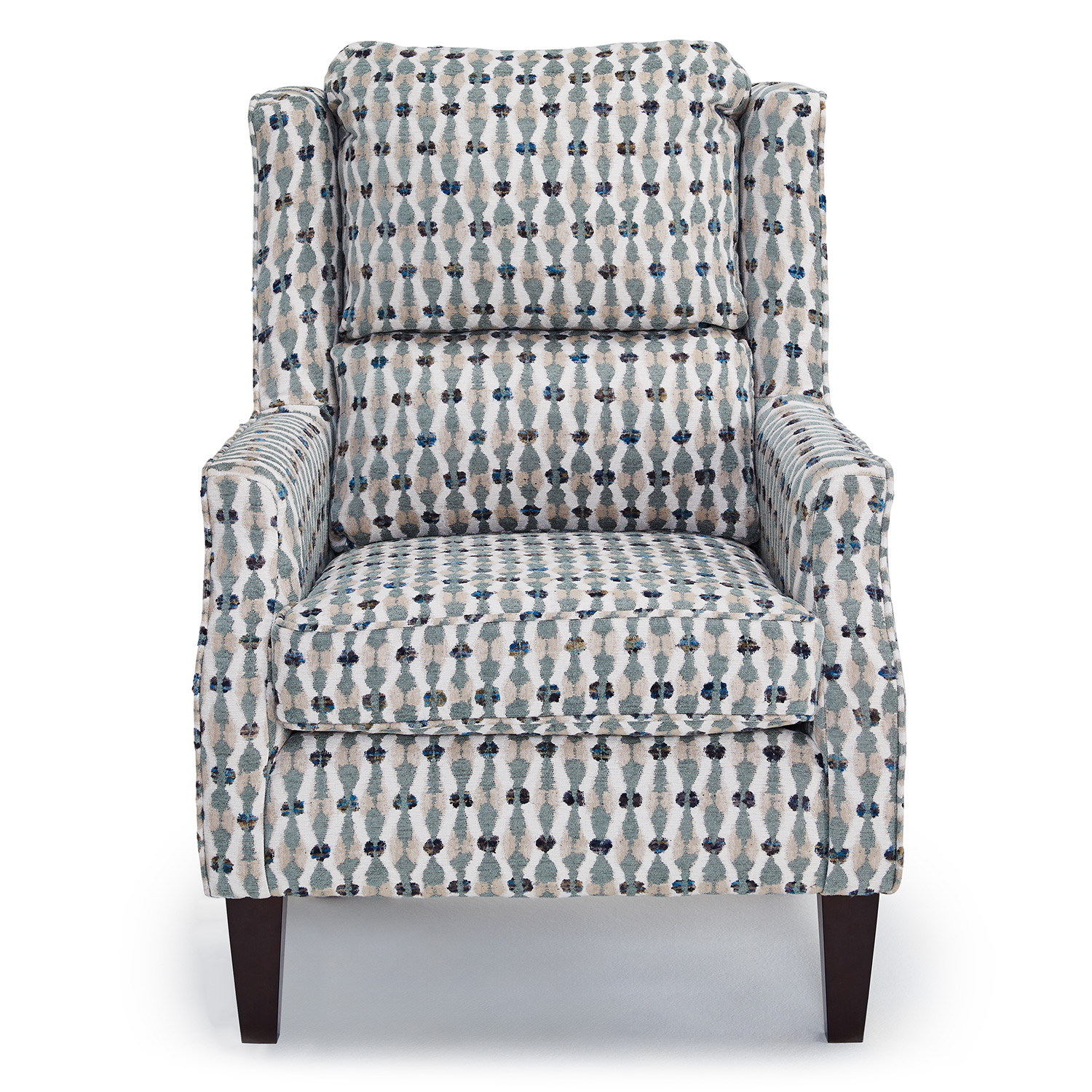 Sulton - Refined Wingback Chair, Tailored For Comfort - Dark Walnut - 4050DW 4050DW