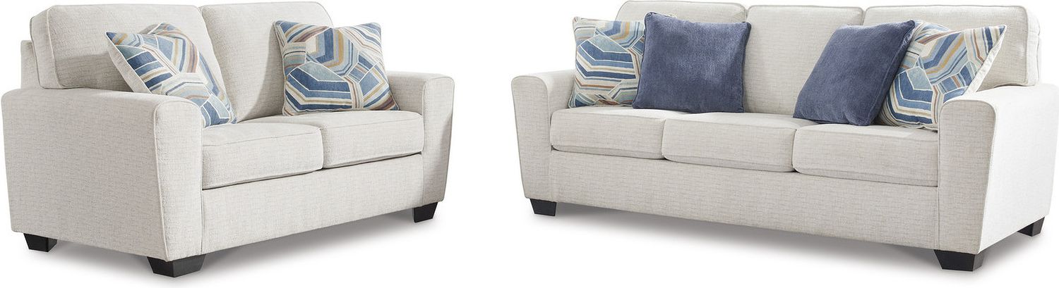 Cashton Loveseat In Snow 4060435