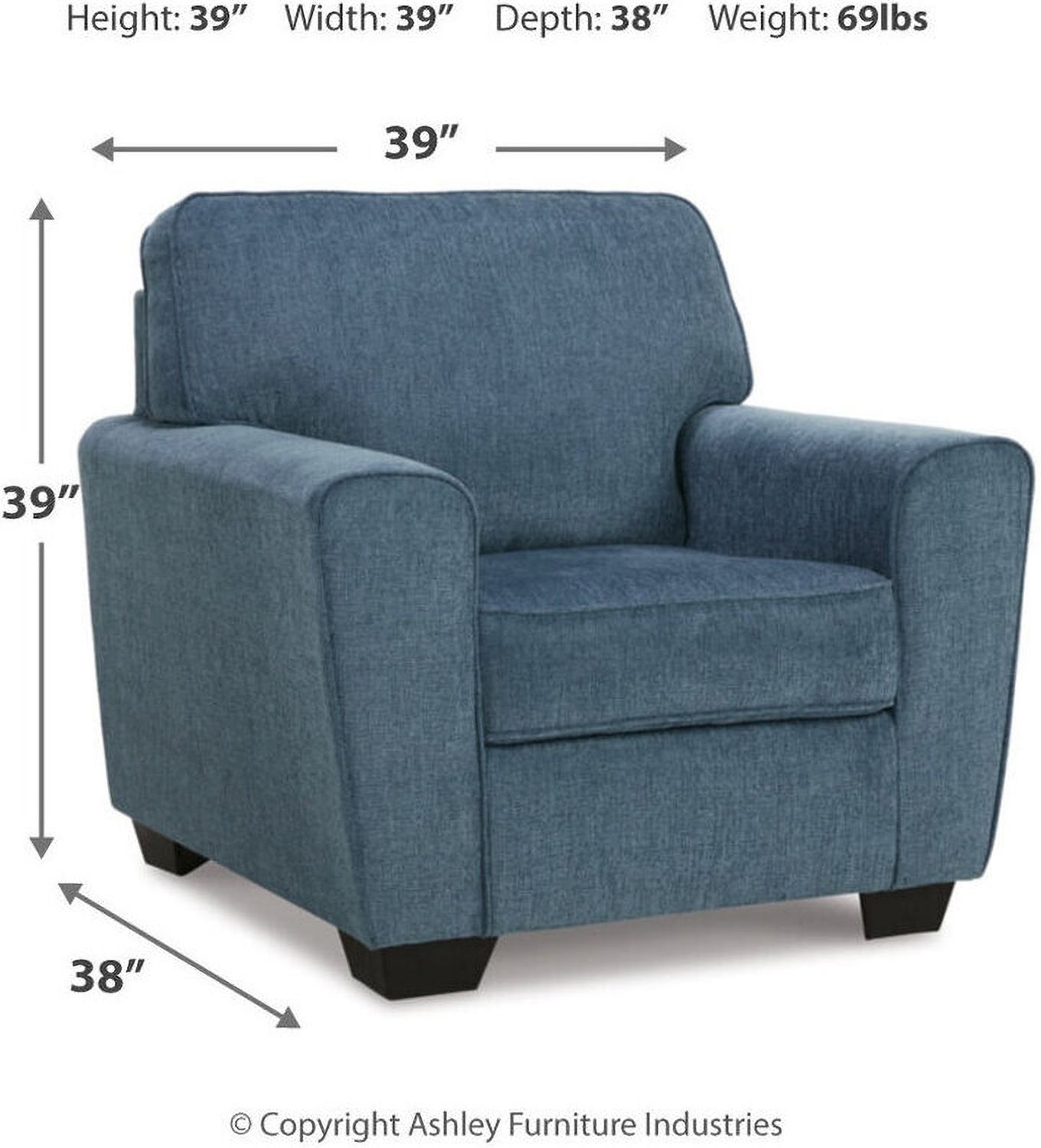 Cashton Chair In Blue 4060520