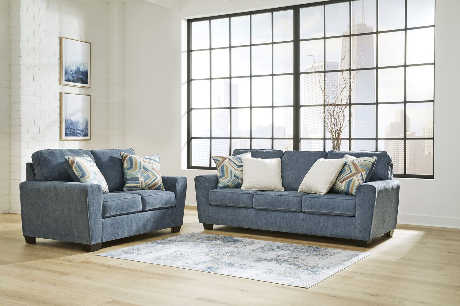 Cashton Sofa In Blue 4060538