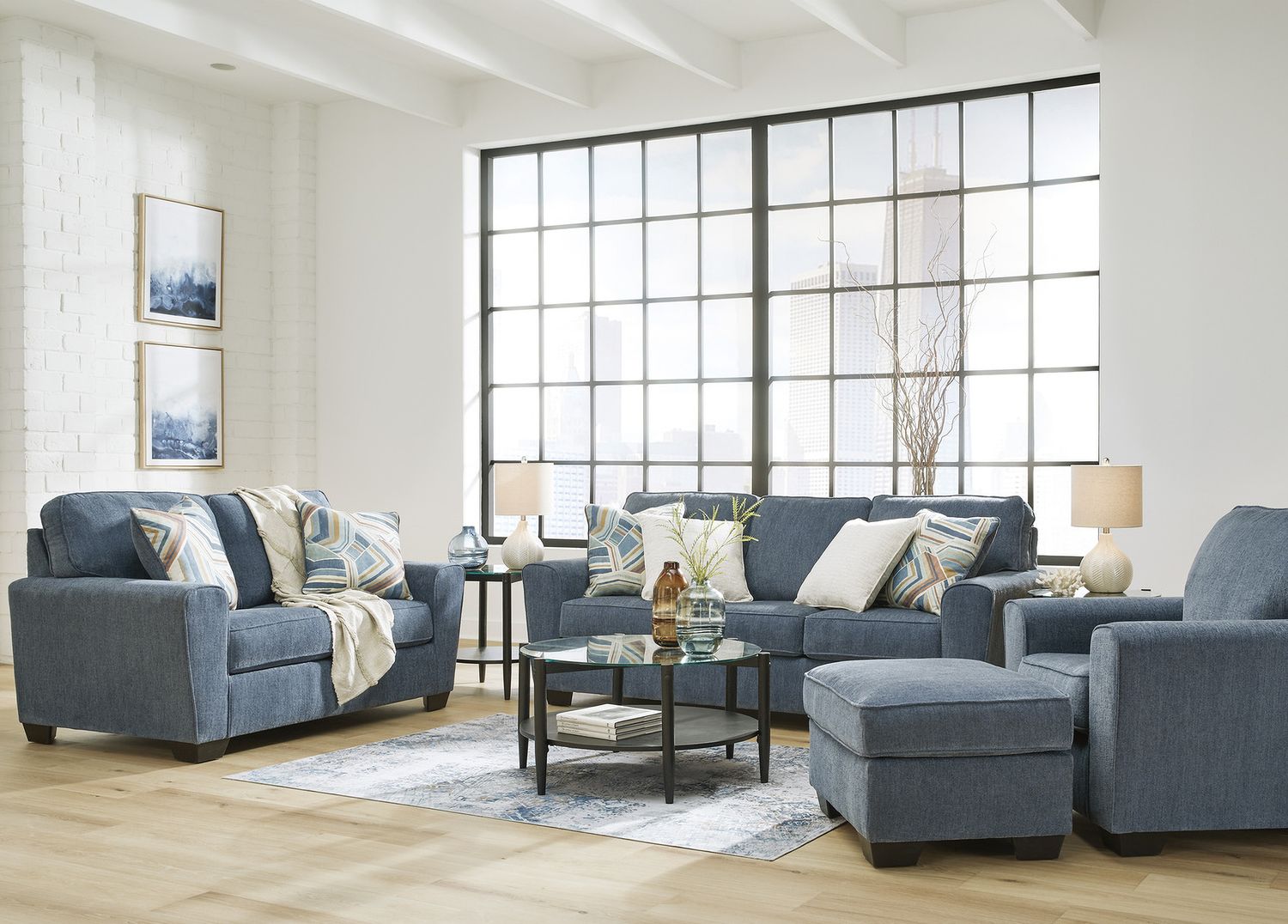 Cashton Queen Sofa Sleeper In Blue 4060539