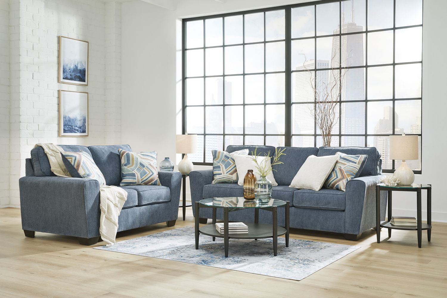Cashton Queen Sofa Sleeper In Blue 4060539