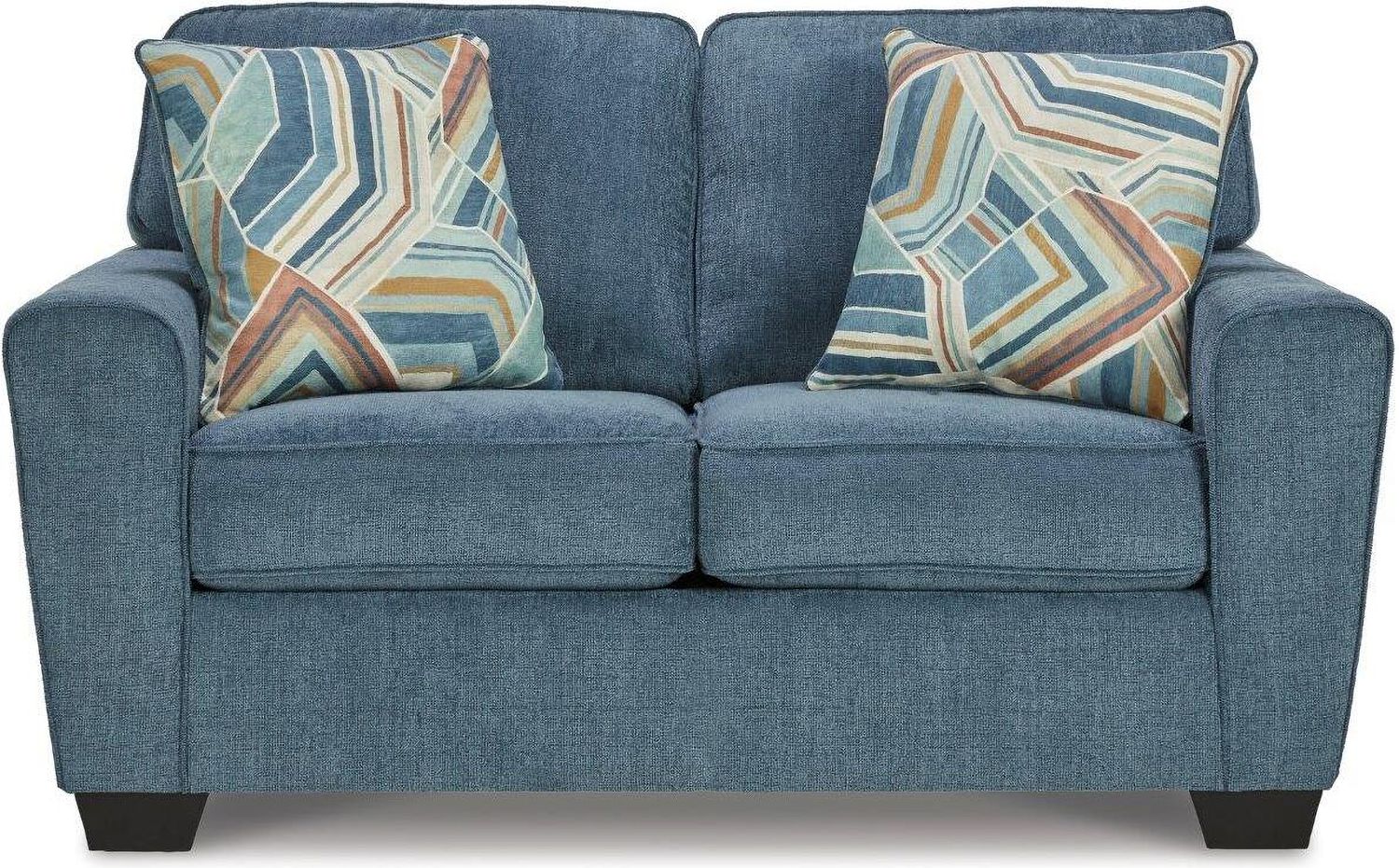 Cashton Living Room Set In Blue 40605U1