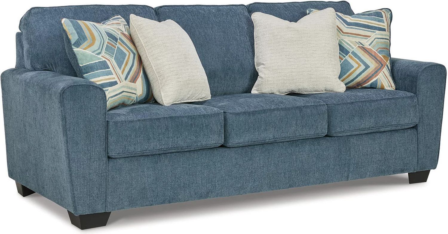 Cashton Living Room Set In Blue 40605U1