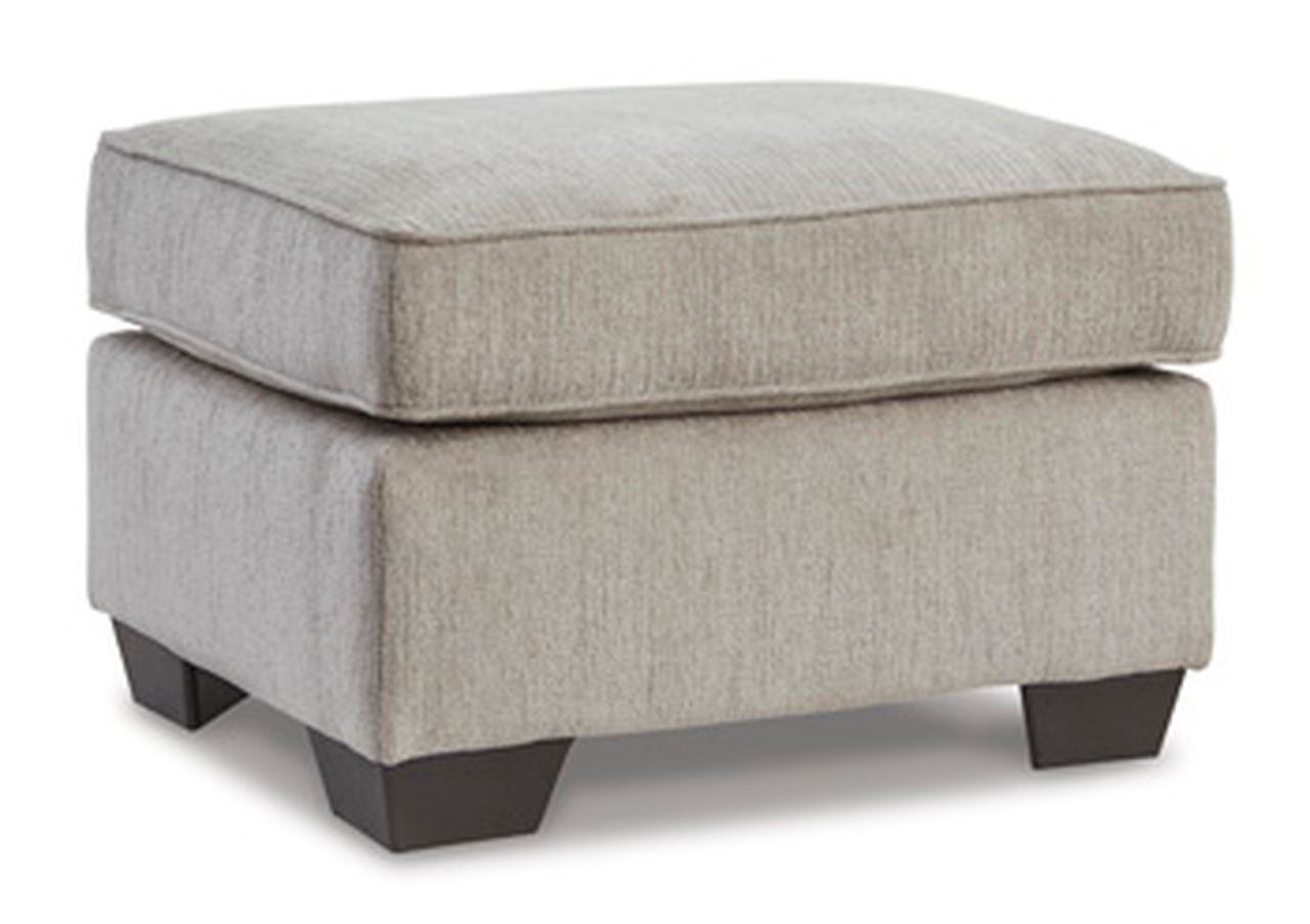 Cashton Ottoman In Ice 4060614