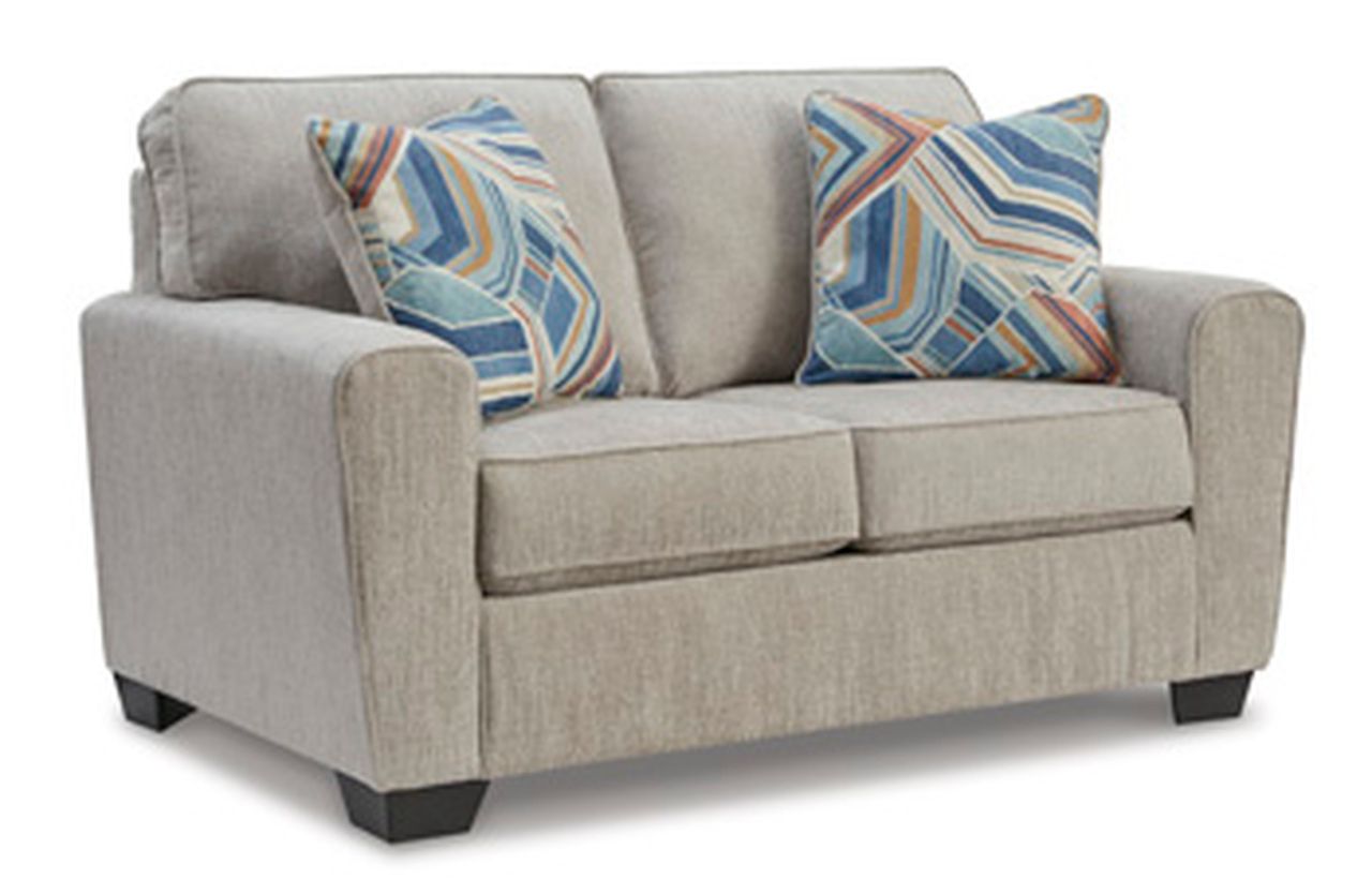 Cashton Loveseat In Ice 4060635