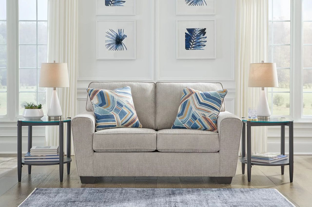 Cashton Loveseat In Ice 4060635