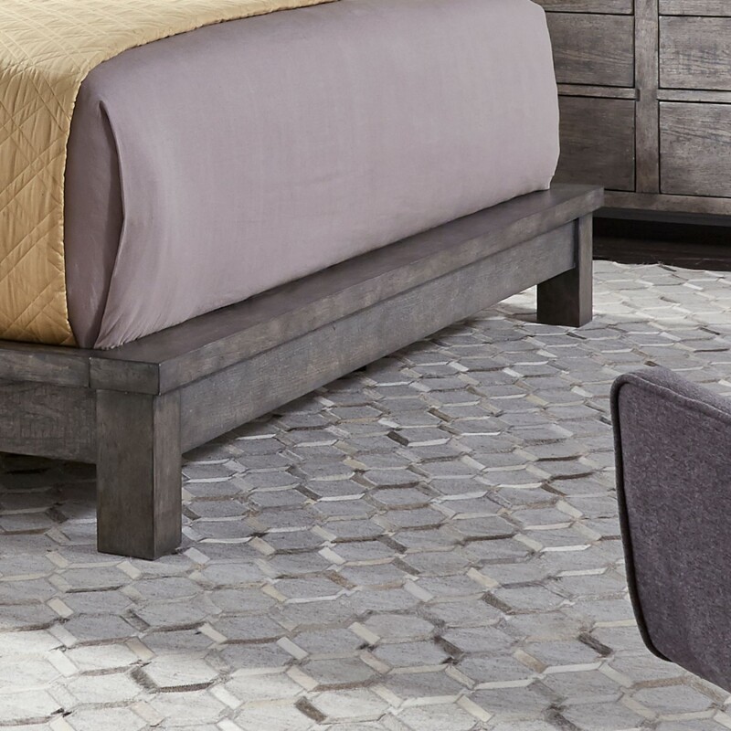 Modern Farmhouse King Platform Footboard 406BR24F