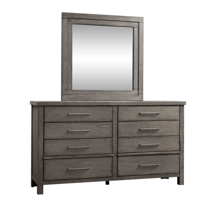 Modern Farmhouse Dresser & Mirror 406BRDM