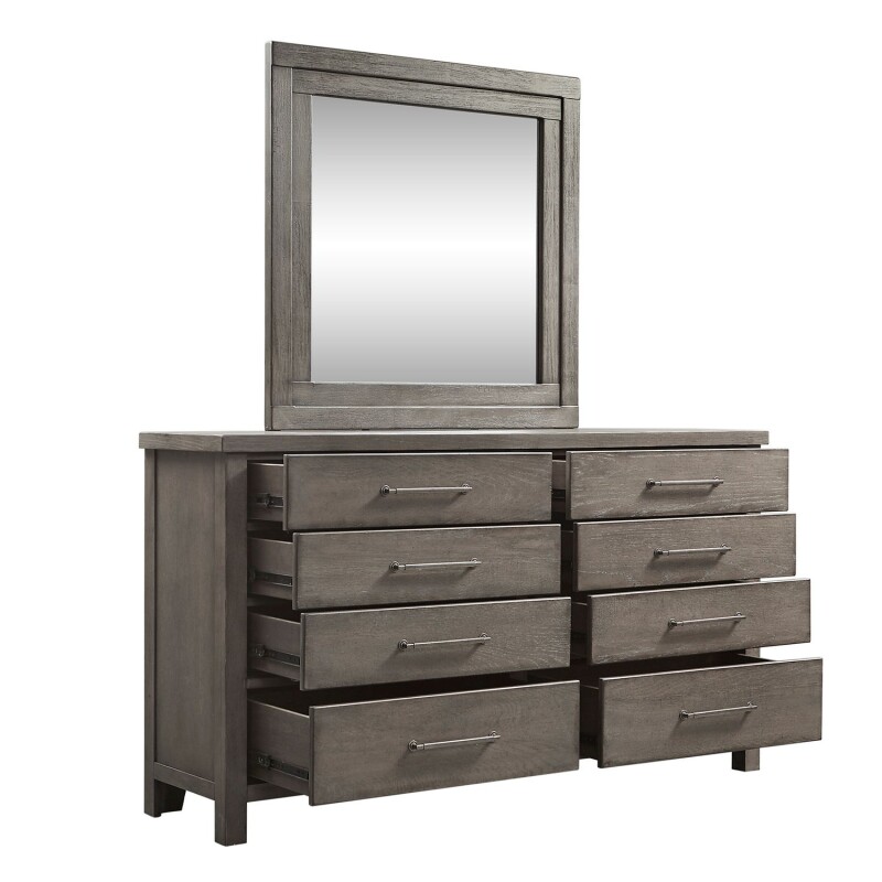 Modern Farmhouse Dresser & Mirror 406BRDM