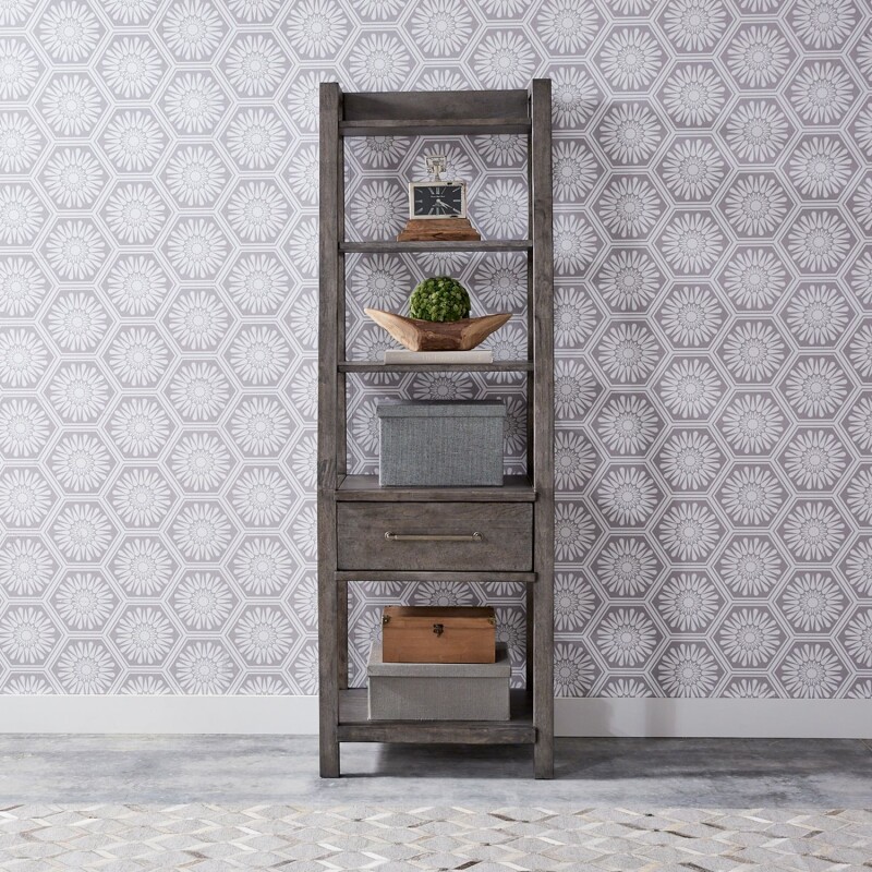 Modern Farmhouse Leaning Bookcase 406HO201