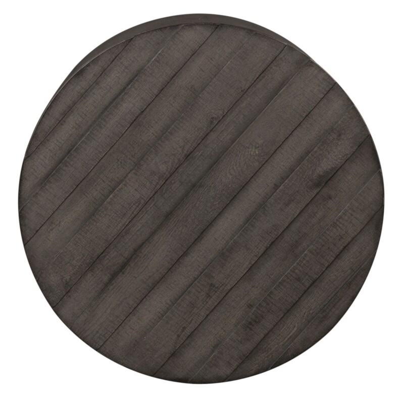 Modern Farmhouse Drum Cocktail Table 406OT1011