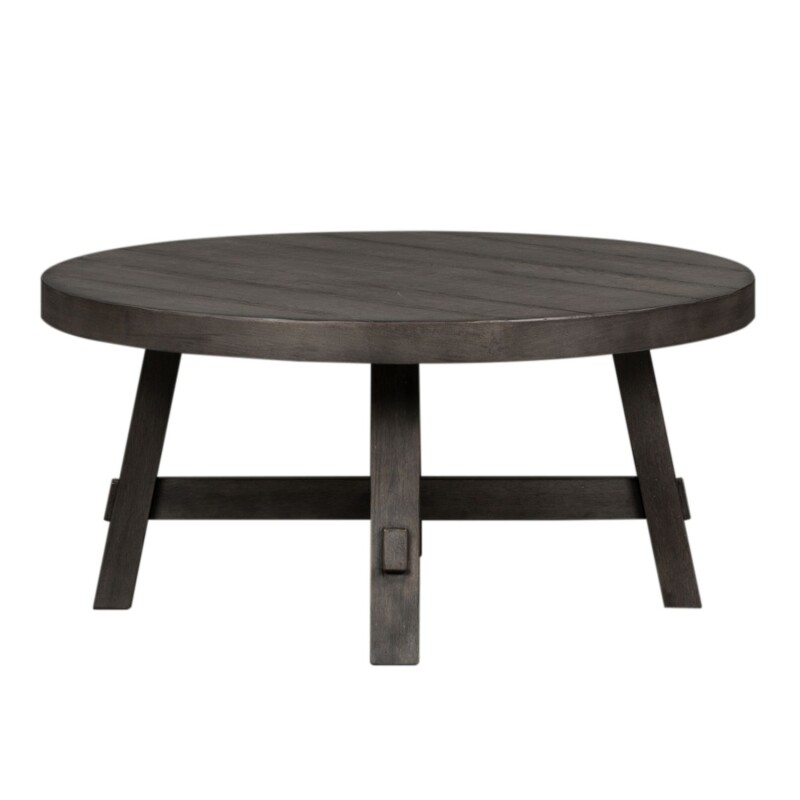 Modern Farmhouse Splay Leg Round Cocktail Table 406OT1013