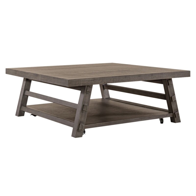 Modern Farmhouse Oversized Square Cocktail Table 406OT1014