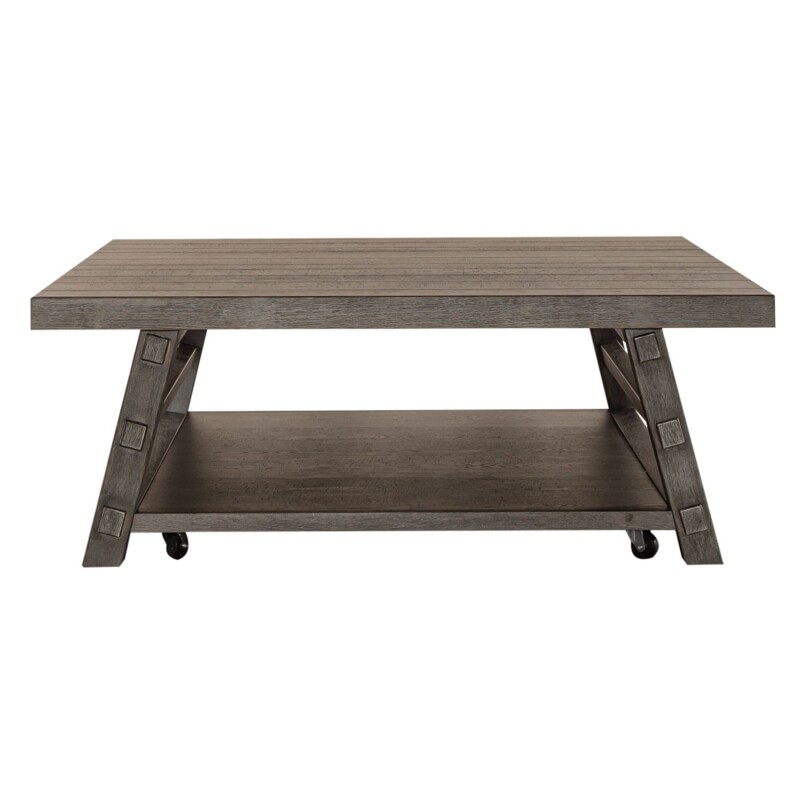 Modern Farmhouse Oversized Square Cocktail Table 406OT1014