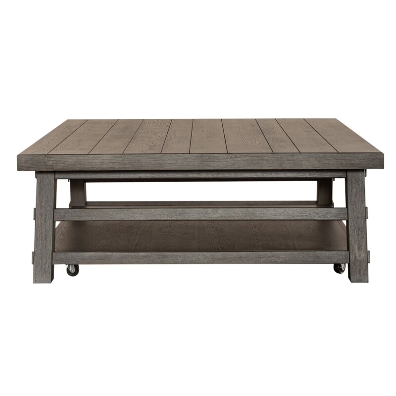 Modern Farmhouse Oversized Square Cocktail Table 406OT1014