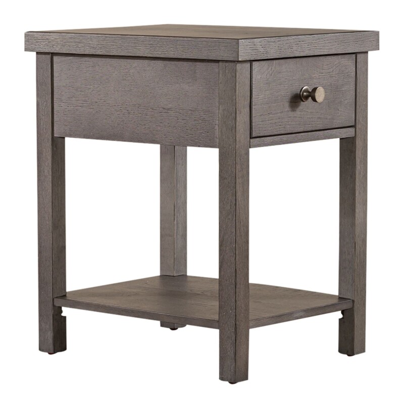 Modern Farmhouse Drawer Chair Side Table 406OT1023